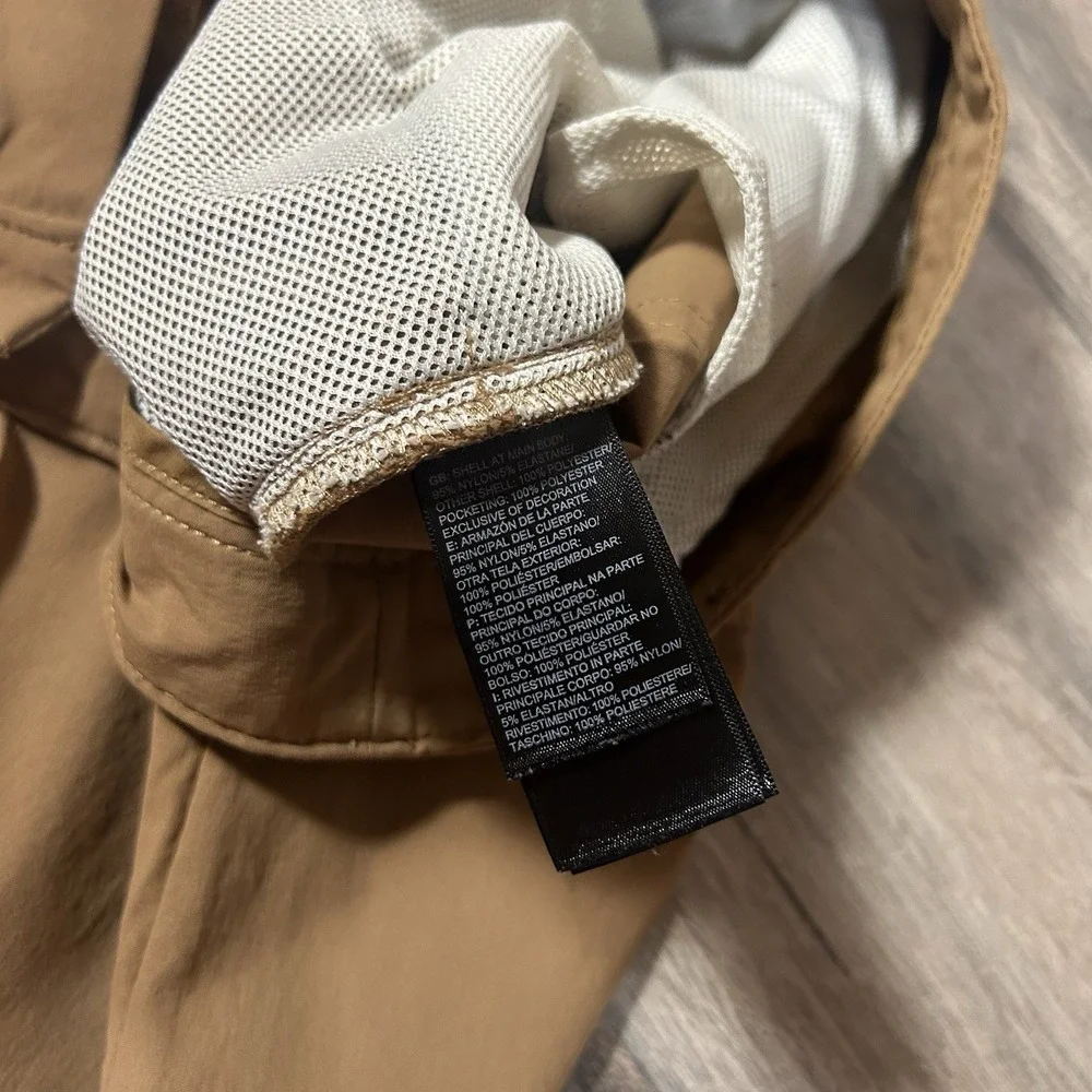 The North Face Khaki Sprag 5-Pocket Nylon Blend Pants Men's Size 34X32 NF0A3BE3